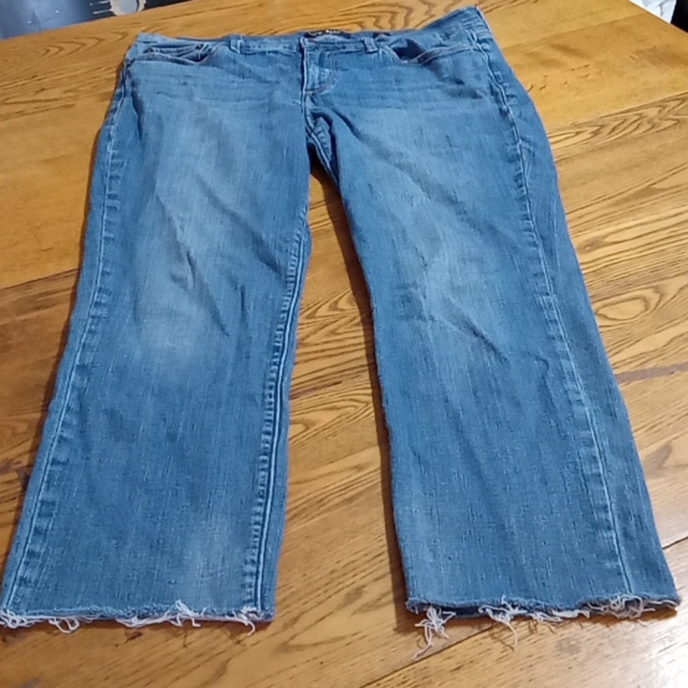 LUCKY BRAND Womens 34 x 26 JEANS DENIM Pants Preowned BLUE Ankle Cheville